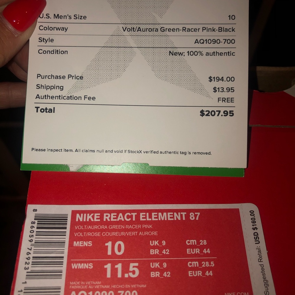 *BNIB* Men’s Nike react element 87 - Picture 7 of 7